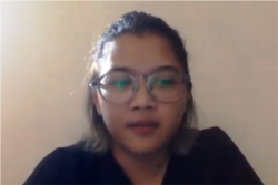 Fatia Maulidiyanti dari KontraS. (Foto: VOA/Nurhadi Sucahyo)