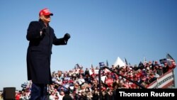 공화당의 도널드 트럼프 미국 대통령(왼쪽)과 민주당의 조 바이든 전 부통령.