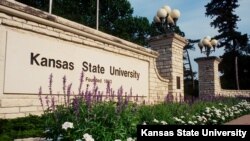 FILE - Kansas State University in Manhattan, Kansas.