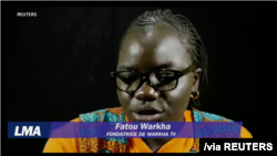 Fatou Warkha, founder of WarkhaTV, an online television channel aimed at empowerment for women in Senegal