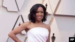 Regina King arrives at the Oscars on Sunday, Feb. 24, 2019, at the Dolby Theatre in Los Angeles.
