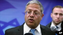 Menteri Keamanan Nasional garis keras Israel, Itamar Ben-Gvir