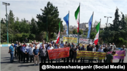 اعتراضات بازنشستگان مخابرات در تبریز. آرشیو