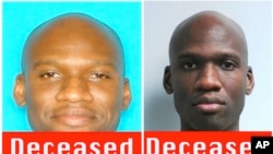 These images released by the FBI show photos of Aaron Alexis, who police believe was a gunman at the Washington Navy Yard shooting in Washington, Sept. 16, 2013, and who was killed after he fired on a police officer.