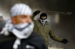 Falastinlik namoyishchilar