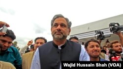 Shahid Khaqan Abbasi (VOA/Wajid Hussain Shah)