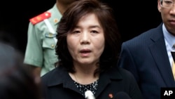 최선희 북한 외무성 부상.