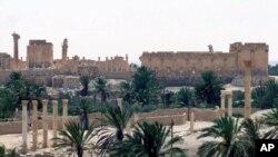 Thành phố cổ Palmyra. Ảnh của hãng thông tấn SANA của Syria 