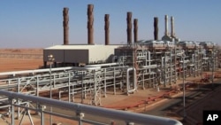 The Amenas natural gas field, where Islamist militants raided and took hostages on Wednesday Jan. 16, 2013, is seen in this undated image released by BP.