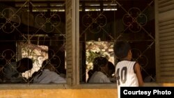 សាលា​បឋមសិក្សា​មួយ​នៅ​ខេត្ត​ក្រចេះ។