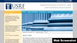 Situs dari LSM "U.S.-Russia Foundation and Rule of Law" atau USRF (foto: dok). Jaksa Rusia menyatakan LSM USRF adalah sebuah organisasi yang "tidak diinginkan".