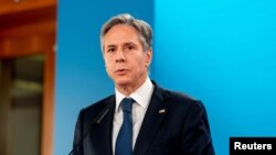U.S. Secretary of State Blinken attend joint news conference in Berlin