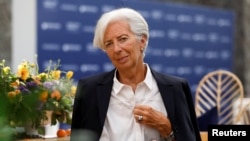 ប្រធានមូលនិធិរូបិយវត្តុអន្តរជាតិលោកស្រី Christine Lagarde ចូលរួម​ក្នុង​វេទិកាស្តីពីស្រ្តី​នៅប្រទេសម៉ិចស៊ិក កាលពីថ្ងៃទី៣០ ខែឧសភា ឆ្នាំ២០១៩។ 