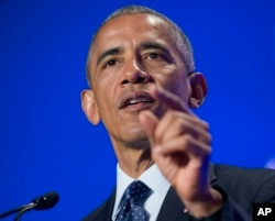 President Barack Obama speaks at the SelectUSA Investment Summit in Washington, June 20, 2016.