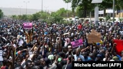 Manifestations à Bamako le 5 avril 2019.