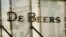 FILE - The logo of diamond merchant De Beers is seen on the front of its boutique on Rodeo Drive, home to boutiques of major designers in Beverly Hills, California., Aug. 5, 2008. 