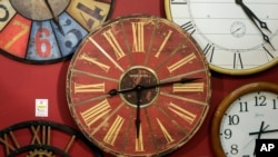 Clocks show different times in different places on Earth.