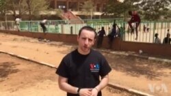 Nicolas Pinault au Stade Général Seyni Kountché, pour le dernier meeting du président Issoufou