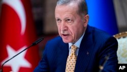 Rais wa Uturuki, Recep Tayyip Erdogan. AP Machi 8, 2024