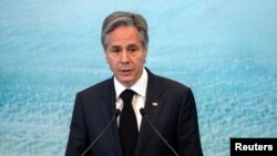 토니 블링컨 국무장관은 18일 일본 나가노현 가루이자와에서 열린 주요 7개국(G7) 외교장관 회의 후 기자회견을 했다.