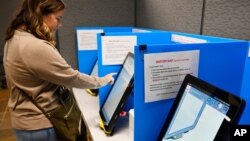 Jorjiya shtatidagi saylov uchastkalaridan biri 