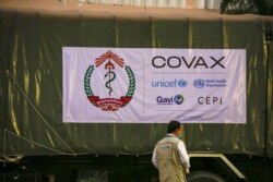 AstraZeneca vaccine arrived Phnom Penh international airport, Cambodia, on March 02, 2021. (Hean Socheata/VOA Khmer)