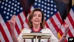 낸시 펠로시 미국 연방 하원의장.