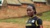 Zaituni Uzamukunda, 18, runs a program to get girls into school using soccer, February 15, 2013. (Hilary Heuler / VOA News)
