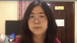 중국 우한의 코로나 실태를 외부에 알린 후 구금된 중국인 시민기자 장잔 씨. (자료사진)