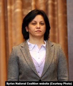 Nagham al-Ghadri, vice president of the main Western-backed Syrian political opposition group, the Syrian National Coalition.