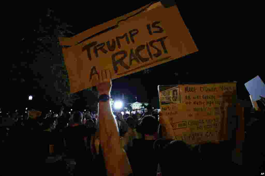 Oq uy oldida, Vashington