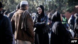 Musulmans à la mosquée Rasooli à Pretoria, 15 juin 2018.