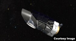 WFIRST, the Wide Field Infrared Survey Telescope, shown here in an artist's rendering, will provide astronomers with Hubble-quality images of large swaths of the sky. (NASA)
