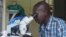 In Tororo lab identifying mosquitos (Credit: Maxwell Kilama)