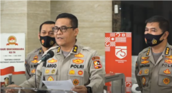 Kepala Divisi Humas Polri Argo Yuwono, 6 Agustus 2020. (Foto: VOA)