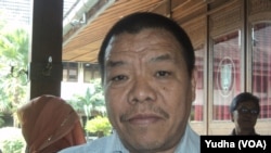 Direktur Rehabsos Tuna sosial dan KPO Kemensos Sonny W Manalu (Foto: VOA/Yudha)