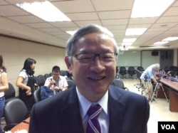 台湾国家政策基金会国家安全组召集人、前国民党立委林郁方（美国之音记者申华 报道）