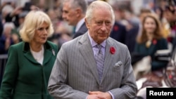 Britain's King Charles tours Yorkshire