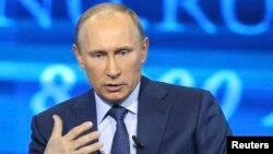 Presiden Rusia Vladimir Putin menyerukan kerja sama lebih besar antara AS-Rusia dalam memerangi terorisme (25/4).
