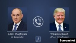 Նիկոլ Փաշինյանի հեռախոսազրույցը ԱՄՆ ընտրված նախագահ Դոնալդ Թրամփի հետ