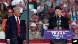 Elon Musk Nan ap pale nan kanpay Kandida pati Repibliken an Donald Trump