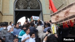 تشییع جنازه حسن صیاد خدایی، از اعضای سپاه پاسداران، در تهران (۳ خرداد ۱۴۰۱)