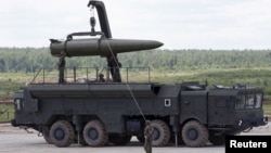 Rudal Rusia yang diberi nama "Iskander" (foto: dok).