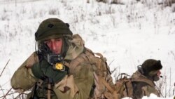 საქართველოს ჯარისკაცები ტრეინინგის დროს