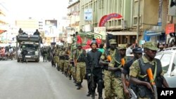 Patrouille à Kampala, en Ouganda (AFP)
