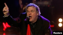 FILE - US singer Meat Loaf performs during the German game show 'Wetten Dass' (Bet That) in the southern German town of Friedrichshafen, Dec. 3, 2011. 