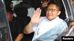 Anas Urbaningrum, mantan Ketua Umum Partai Demokrat resmi ditahan KPK dalam kasus korupsi Hambalang (foto: dok). 