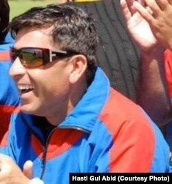 Hasti Gul Abid runs a cricket academy in Nangarhar province.
