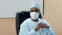 Le ministre de la santé publique Abdoulaye Sabre Fadoul, le 1er septembre 2020. (VOA/André Kodmadjingar)