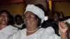 Joyce Banda, then vice president, addressed a media conference in the capital Lilongwe, April 7, 2012.